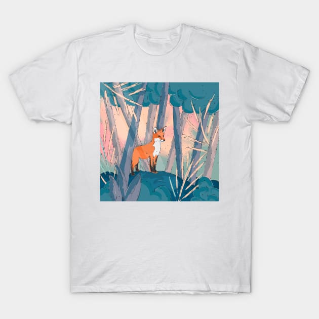 Little Fox T-Shirt by fernandaschallen